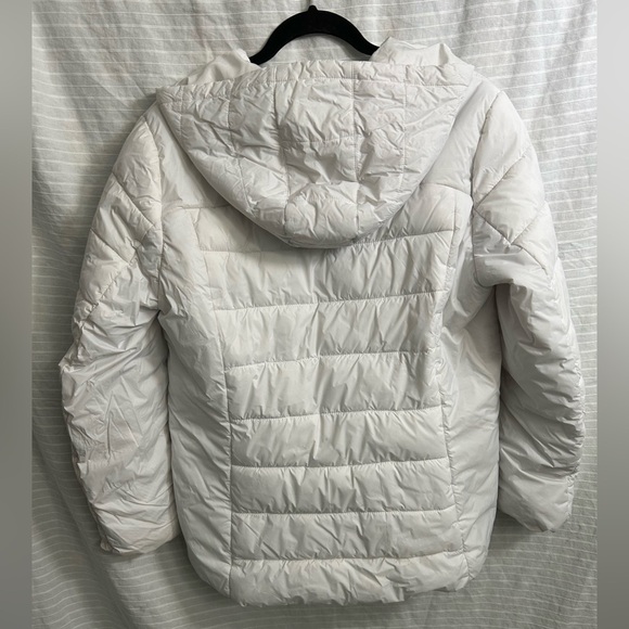 Spyder Women's Clara Short Puffer Jacket Coat Color WHITE Size L - Picture 12 of 16